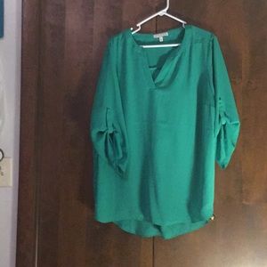 Green dressy tunic
